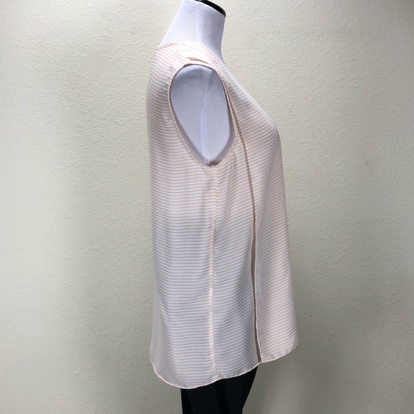 Gibson Latimer Orange & White Striped Top - Picture 5 of 7